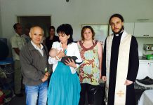 Pierwszy chrzest w hospicjum