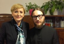 Pani Agata Duda – „witam księdza hipstera!”