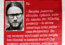 Klika słów w nt świąt w gazecie