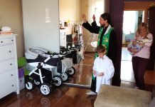 Poświęcenie odnowionego mieszkania