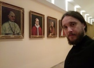 Spotkanie imieninowe w domu biskupim