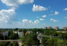 Moja miasto z wysokości