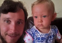 Sierpniowe odwiedziny chrześnicy