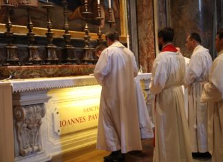 Bazylika św. Piotra i Msza św. przy grobie