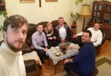 Noworoczna kawa z kolegami z „pracy”