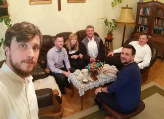 Noworoczna kawa z kolegami z „pracy”