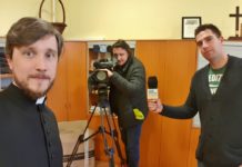 Nagranie dla telewizji po statystykach