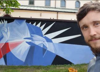 Mural – Miłosierdzie bez Oblicza