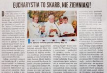 Eucharystia to Skarb, nie ziemniaki!