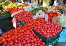 Październikowy targ w moim mieście