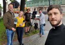 Nagranie dla mediów w związku z papieską decyzją