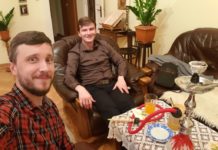 Odwiedziny księdza z pielgrzymki