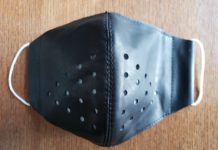 Nowa Skórzana maseczka na święta!