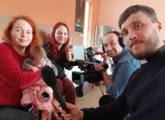 Punkt recepcyjny prowadzony przez Kościół Rzymskokatolicki