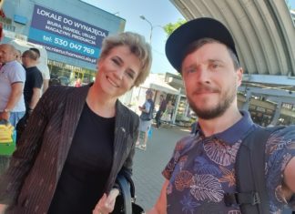 Sobotnie zakupy z prezydenckim spotkaniem