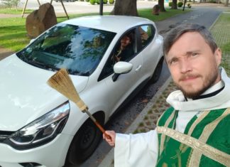 Poświęcenie pojazdów w święto św. Krzysztofa