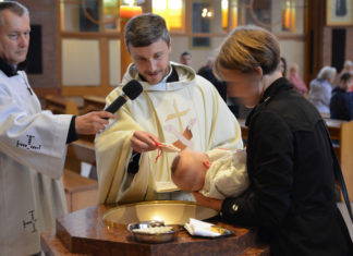 Chrzciny w rodzinie na św. Tereskę