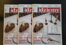 Noworoczna okładka IDZIEMY z moim zdjęciem
