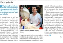 Artykuł o Dziewicy Konsekrowanej w tygodniku NIEDZIELA