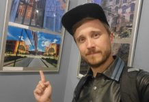 Moje zdjęcie na wystawie w galerii towarzystwa fotograficznego