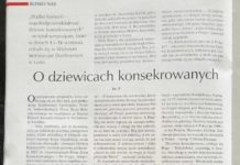O dziewicach konsekrowanych w IDZIEMY