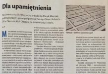 Pomnik pomordowanych dzieci Polskich – artykuł w Niedzieli