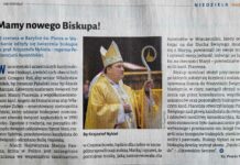 O nowym biskupie w NIEDZIELI