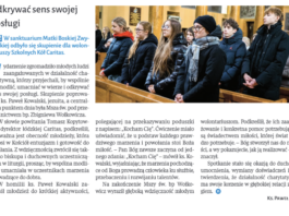 O wolontariacie w Tygodniku NIEDZIELA