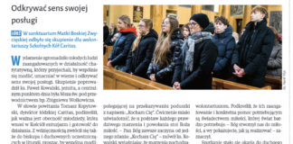 O wolontariacie w Tygodniku NIEDZIELA