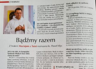 Wywiad na temat Taize w Polsce