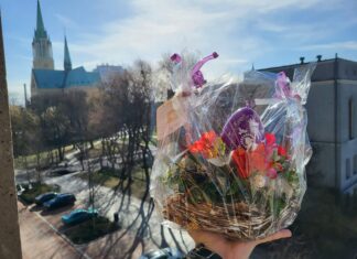 Stroik wielkanocny od parafian