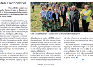 O spotkaniach rodzin adopcyjnych w Tygodniu Katolickim NIEDZIELA