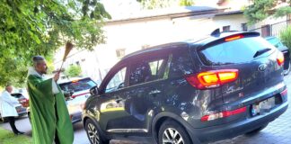 Poświęceni pojazdów mechanicznych na św. Krzysztofa