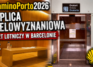 Sala modlitwy – Oratorium – Lotnisko w Barcelonie #CaminoPorto – #Vlog Pielgrzyma 2026