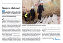Artykuł o nowym miejscu opieki duszpasterskiej dla kobiet w Tygodniku NIEDZIELA