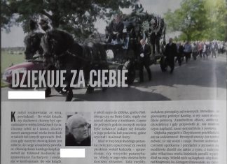 Wspomnienie żałobne w gazecie