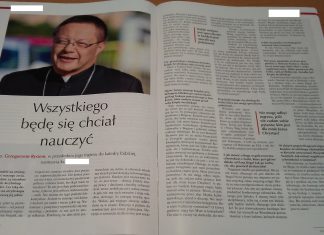 W tygodniku Idziemy o ingresie