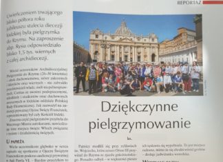 Pątnicy z diecezji w Rzymie – artykuł w IDZIEMY