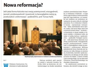 O wykładzie ks. prof. Halika w Niedzieli