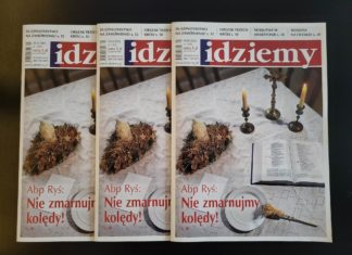 Noworoczna okładka IDZIEMY z moim zdjęciem