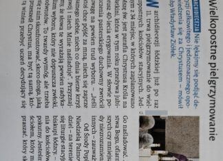 O Kościoła Stacyjnych w tygodniku NIEDZIELA