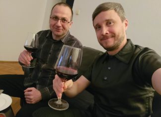 Spotkanie z kolegą kursowym przy dobrym winie