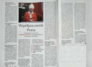 Wywiad z kardynałem elektem w tygodniku IDZIEMY