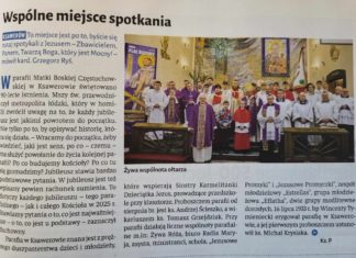 O jubileuszu 90-lecia parafii – artykuł w Niedzieli