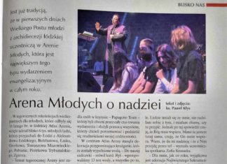 O Arenie w tygodniku IDZIEMY
