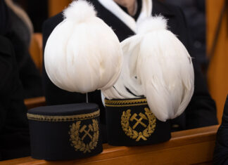 Górnicy z centrum Polski oddali część św. Barbarze