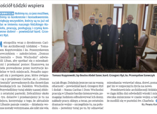 Łódzki Kościół wspiera – w Tygodniku NIEDZIELA