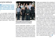 O wakacjach pasterza z diakonami w Tygodniku NIEDZIELA