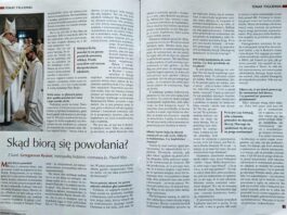 Wywiad o powołaniach i ich braku w tygodniku IDZIEMY