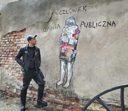 Jesienny spacer streetartowy po moim mieście